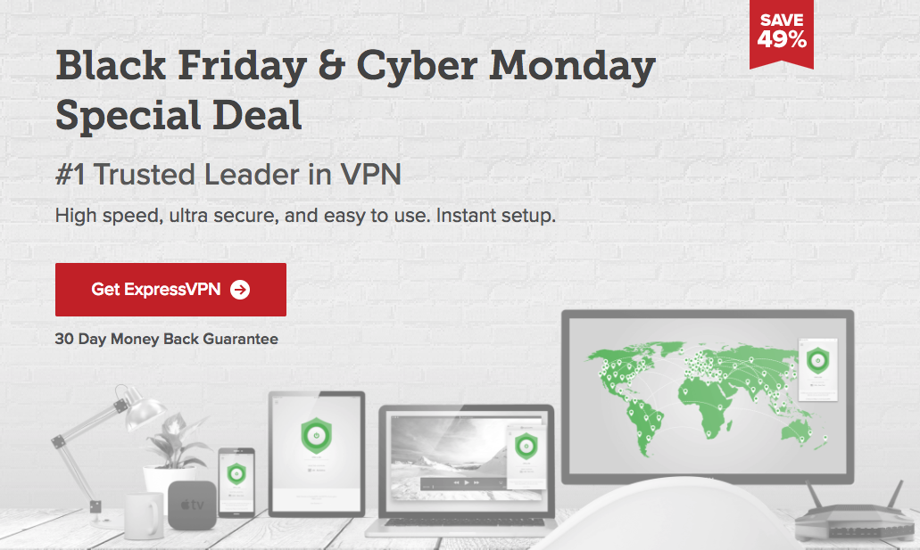 ExpressVPN 黑五活动，尊享 5 折钜惠